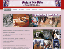 Tablet Screenshot of angelsforpets.net.au